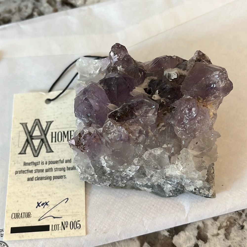 Amethyst rock.